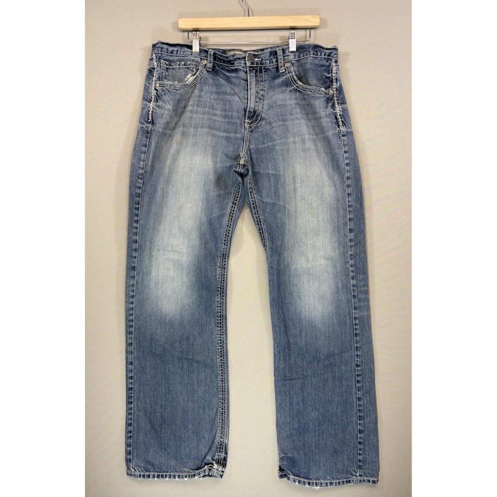 BKE Slim Straight Jeans - Classic Blue